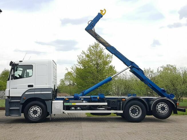 Mercedes AXOR ACTROS 2540 HAKOWIEC 3 OSIE 6x2 KLIMA HAKOWIEC SKIBICKI HKS-20 POD KONTENERY