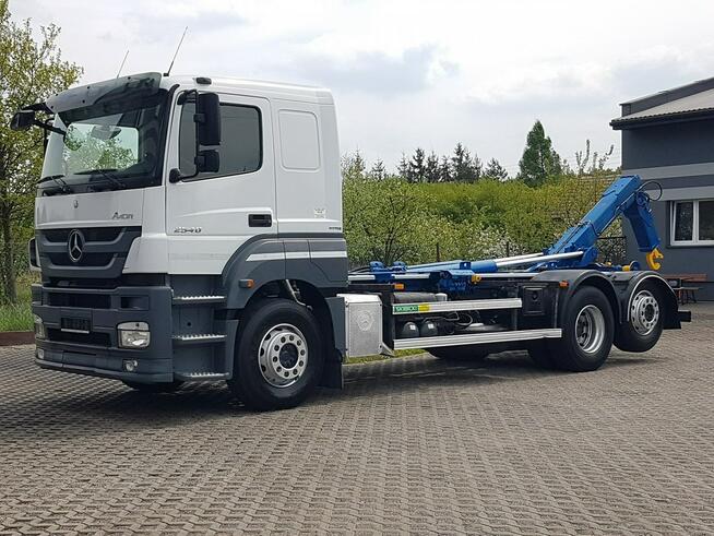 Mercedes AXOR ACTROS 2540 HAKOWIEC 3 OSIE 6x2 KLIMA HAKOWIEC SKIBICKI HKS-20 POD KONTENERY