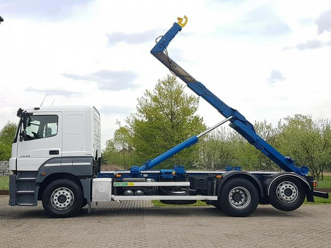 Mercedes AXOR ACTROS 2540 HAKOWIEC 3 OSIE 6x2 KLIMA HAKOWIEC SKIBICKI HKS-20 POD KONTENERY