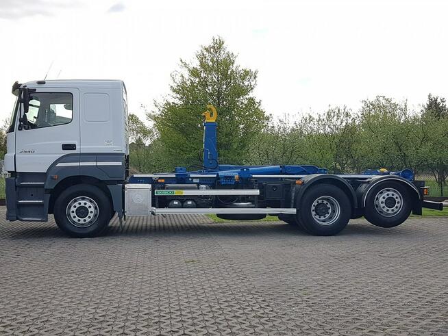 Mercedes AXOR ACTROS 2540 HAKOWIEC 3 OSIE 6x2 KLIMA HAKOWIEC SKIBICKI HKS-20 POD KONTENERY