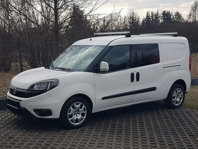 Fiat Doblo MAXI 5 OSÓB DŁUGI KLIMA 2 xDRZWI BOCZNE PRZESUWNE I-WŁAŚCICIEL