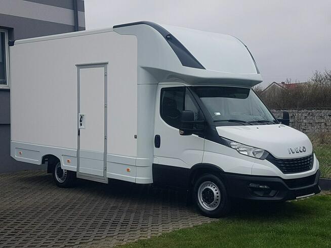 Iveco Daily KONTENER NISKOPODŁOGOWY 4,43x2,23x2,42 SKLEP BAR FOODTRUCK KAMPER AC