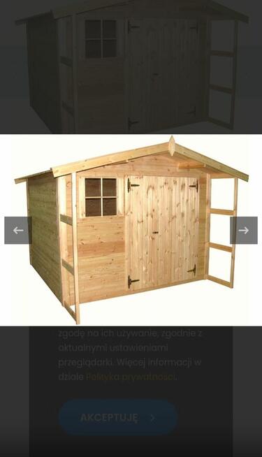 Nowy domek narzędziowy ogrodowy 6.5m²
