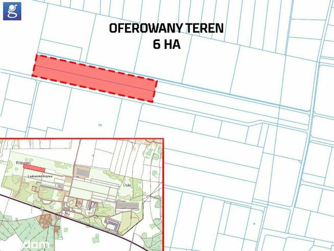 Wybetonowane ogrodzone działki przy A4 od 0,5 ha