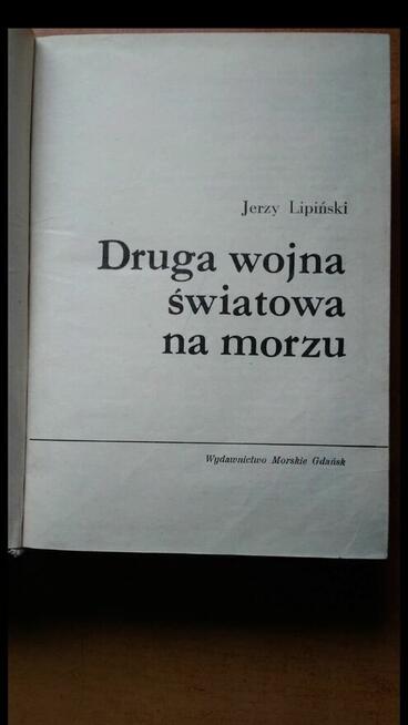 Książka Druga wojna światowa na morzu Jerzy Lipiński
