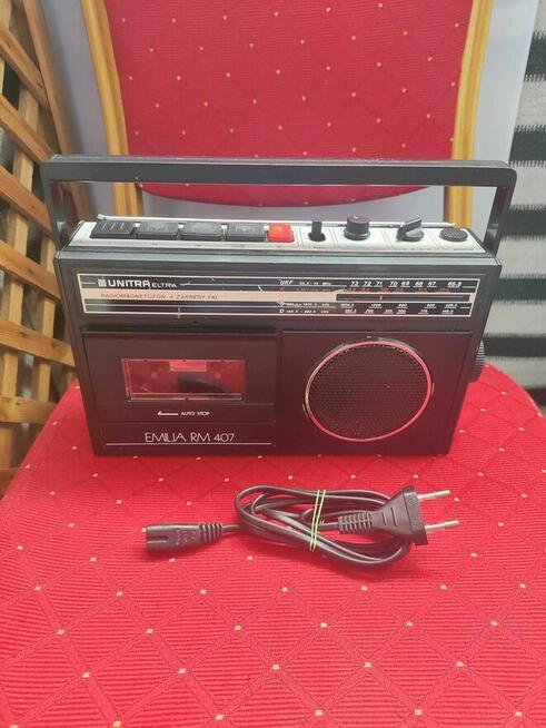 Radiomagnetofon UNITRA Emilia Rm407 Eltra Magnetofon Kasetow
