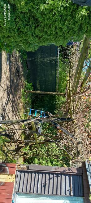 Działka z domkiem 70m2