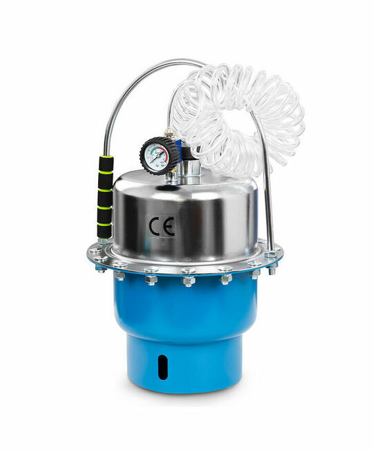 Urządzenie do wymiany płynu hamulcowego z adapterami