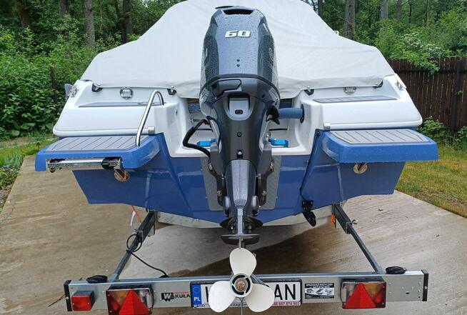 Motorówka SCALAR 525+Silnik YAMAHA 60KM+Przyczepa BRENDERUP