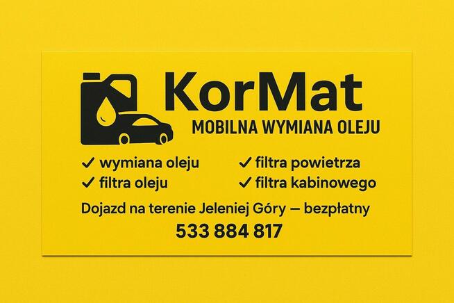 Mobilna Wymiana Oleju Kor-Mat Mechanika Pojazdowa