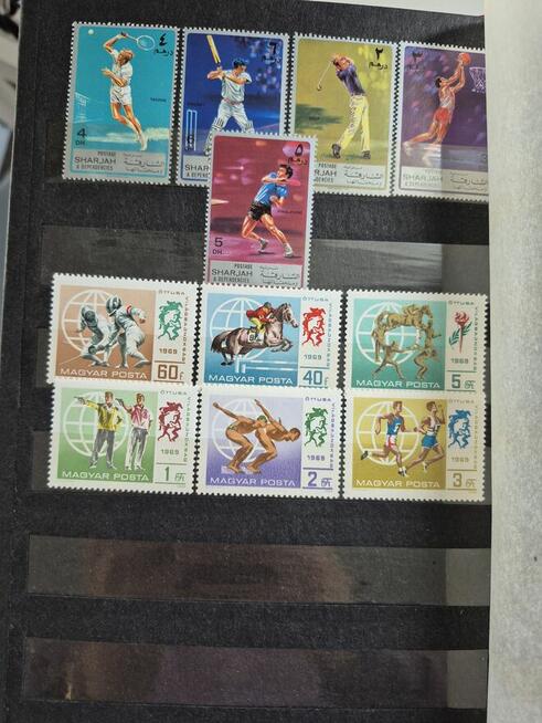 Zestaw klaserow ze znaczkami