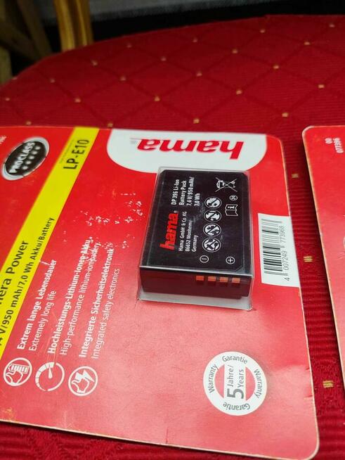 Akumulator Bateria aparat fotograficzny Canon LPE10 kamery