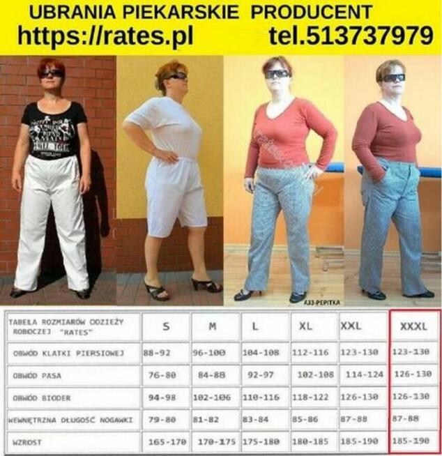 Fartuchy Damskie ronbocze PD-EB2 Rates