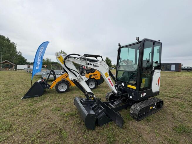 BOBCAT E19 MINIKOPARKA KPL. ŁYŻEK SZYBKOZŁĄCZE NOWA 2025R