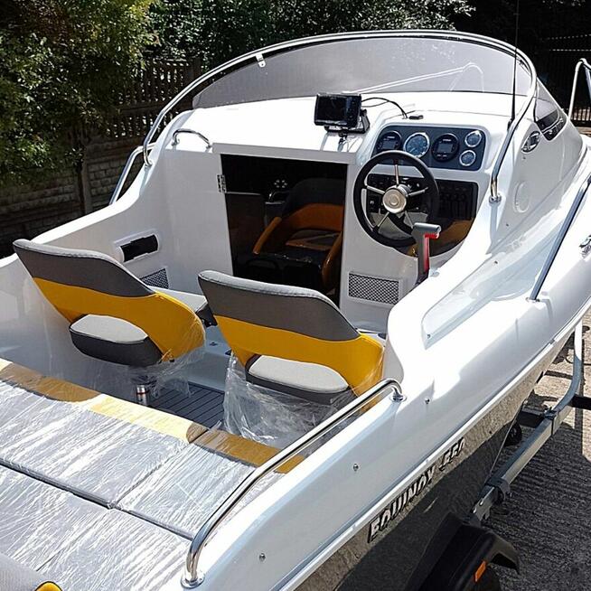 Motorówka SCALAR 525+Silnik YAMAHA 60KM+Przyczepa BRENDERUP