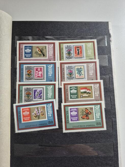 Zestaw klaserow ze znaczkami