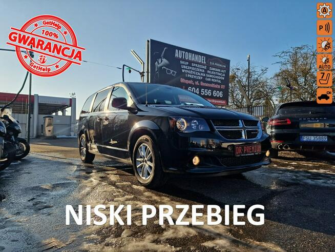 Dodge Grand Caravan 3.6 Benzyna V6 286 KM, Kamera, Bluetooth, El. Drzwi i Klapa, Skóra