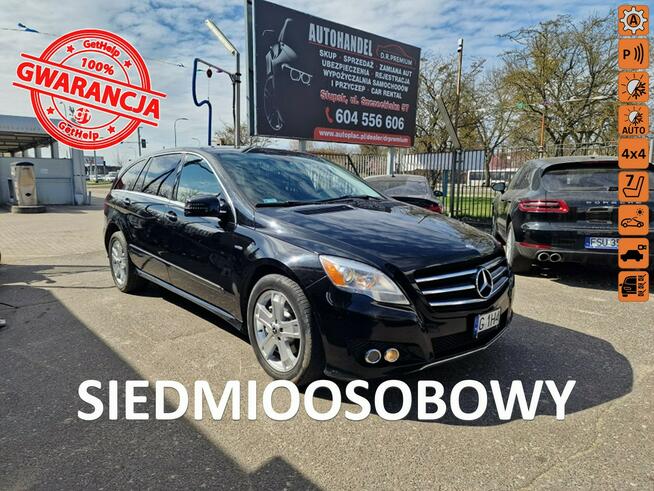 Mercedes R 350 3.0 CDI 265 KM, Long, 4 Matic, Automat, Kamera Cofania, Skóra, Łopatki