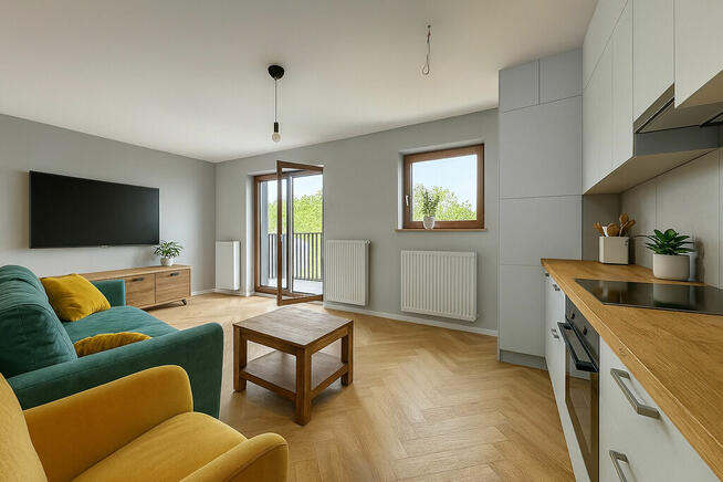 Okazja 3 pokoje 75 m2 Brynów salon 32m2