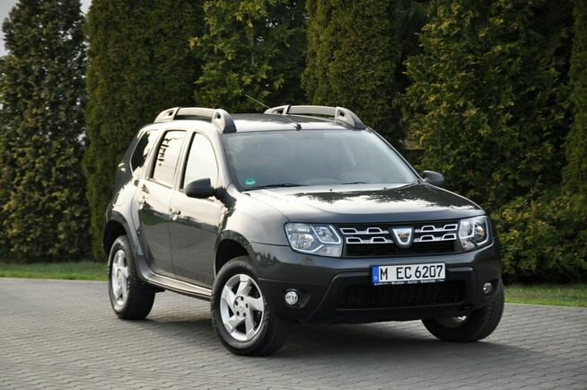 Dacia Duster 1.2i(125KM)*116tyś.km*Kolorowa Navi*Welur*Reling*Parktronik*ALU 16"ASO