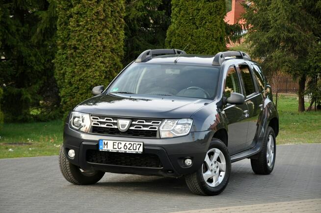 Dacia Duster 1.2i(125KM)*116tyś.km*Kolorowa Navi*Welur*Reling*Parktronik*ALU 16"ASO