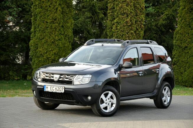 Dacia Duster 1.2i(125KM)*116tyś.km*Kolorowa Navi*Welur*Reling*Parktronik*ALU 16"ASO