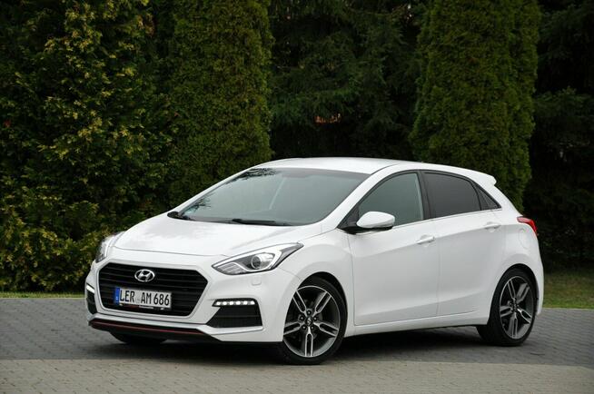 Hyundai i30 1.6Turbo(186KM)*Xenon*Led*Navi*Kamera*Skóry*Grzana Kierow.*Alu18"ASO