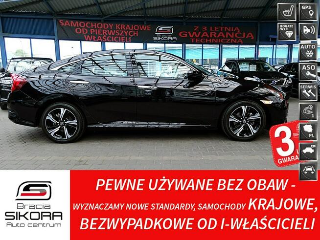Honda Civic TYLKO 49tyś KM Tempomat AKTYWNY 182KM 3Lata GWAR I-wł Kraj Bezwypad