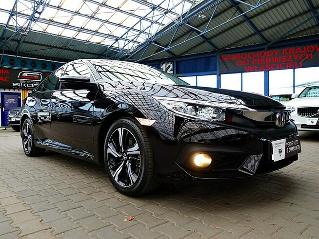 Honda Civic TYLKO 49tyś KM Tempomat AKTYWNY 182KM 3Lata GWAR I-wł Kraj Bezwypad