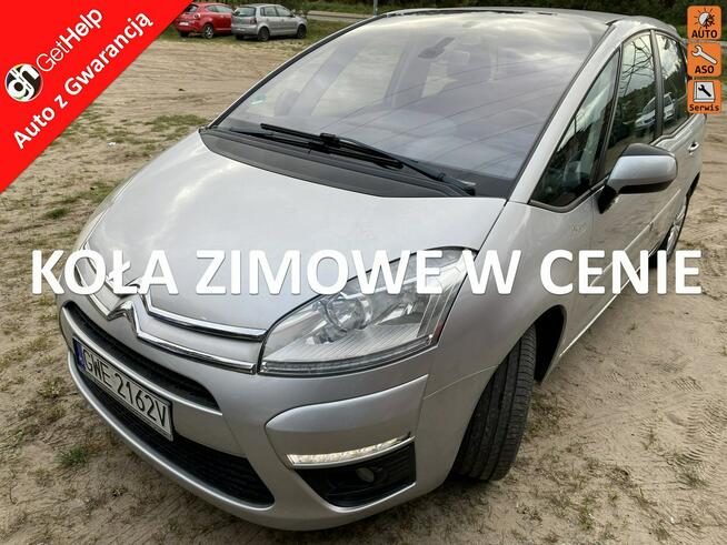 Citroen C4 Picasso Benzyna/Wersja po liftingu/LED dzienne/ESP/Klimatronik/Hak/2 kpl. kół