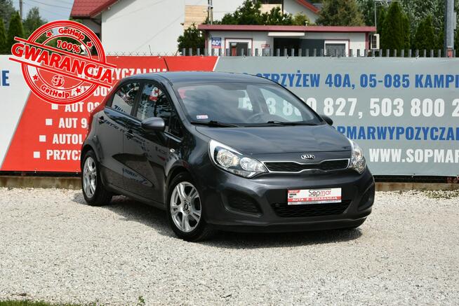 Kia Rio 1.2 GAZ 85KM 2015r. Klima Alufelgi Czujniki podgrz. fotele isofix