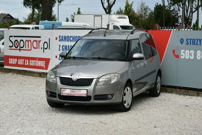 Škoda Roomster 1.4TDi 80KM 2008r. Klima TEMPOMAT isofix POLECAM