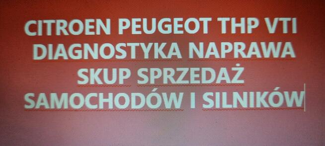 Peugeot 308 Silnik 15 tys po Generalce - Lub kupie z Uszkodzonym silnikiem