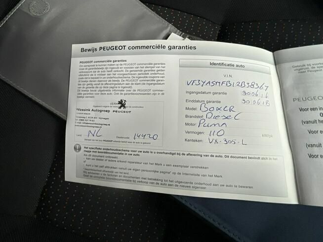 Puegeot Boxer 2.2HDi Lift 2016r Klimatyzacja Kamera Cofania 3-Osobowy!