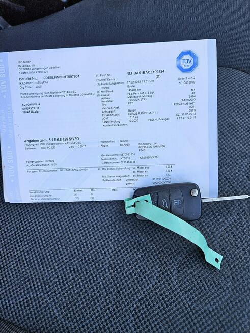 Hyundai i20 Opłacony Zdrowy Zadbany Serwisowany z Klimatyzacją 1 WŁ