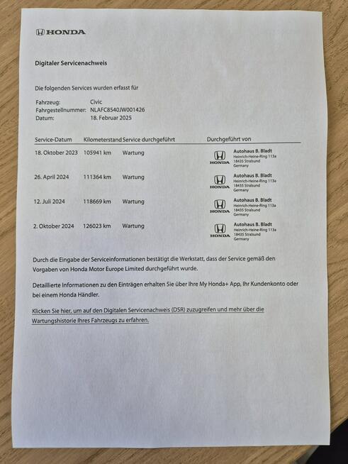 Honda Civic Bezwypadkowy, Serwisowany,Elegance, LED, Navi, Grzane Fotele