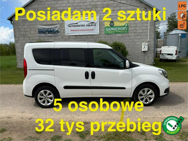 Fiat Doblo 1.4 T jet Benzyna z Nowym LPG, 32 tyś przebiegu