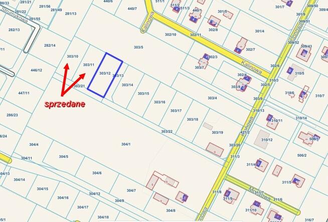 Kalinówka- 10 ar z dopuszcz. zabud. mieszk. media