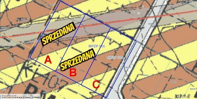 Kalinówka- 10 ar z dopuszcz. zabud. mieszk. media
