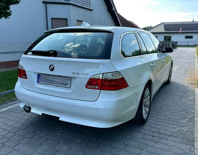 BMW e61 520d 163KM M47 Kombi Biała Alpinweiss Bardzo Ładna Opłacona