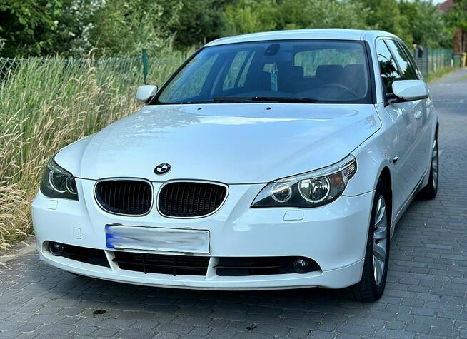 BMW e61 520d 163KM M47 Kombi Biała Alpinweiss Bardzo Ładna Opłacona