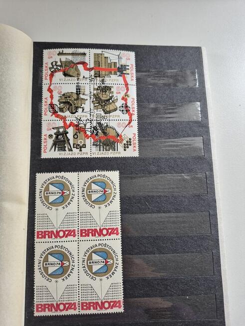 Zestaw klaserow ze znaczkami