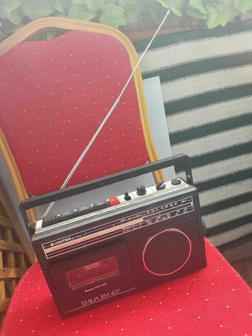 Radiomagnetofon UNITRA Emilia Rm407 Magnetofon Kasetowy