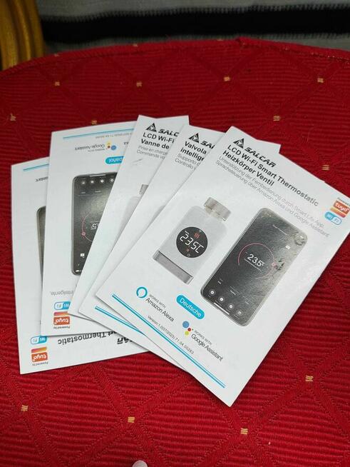 Głowica Termostat Grzejnikowa WiFi LCD Inteligentny Zawór