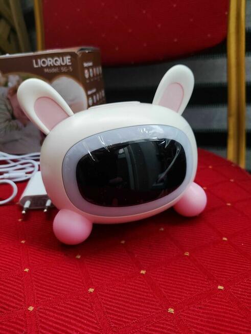 Zegar Budzik Lampka Lampa Nocna LED dla Dziecka Pozytywka