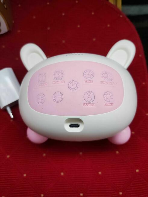 Zegar Budzik Lampka Lampa Nocna LED dla Dziecka Pozytywka