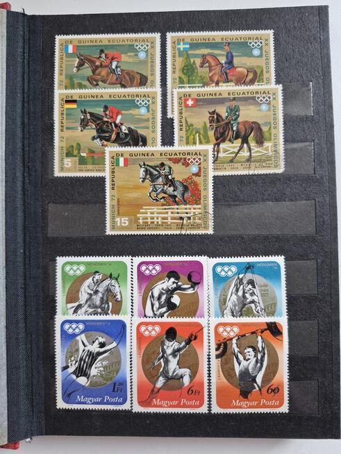 Zestaw klaserow ze znaczkami