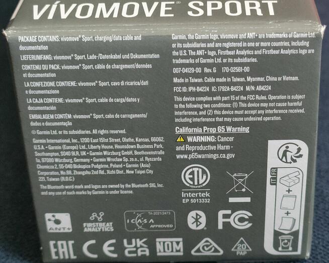 Nowy Garmin Vivomove Sport 40mm – Zegarek Smartwatch z Faktu