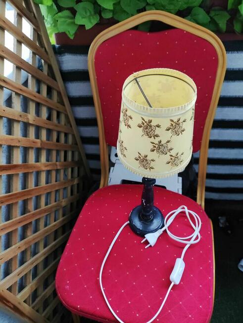 Lampka Nocna lampa stołowa biurkowa drewniana z drewna