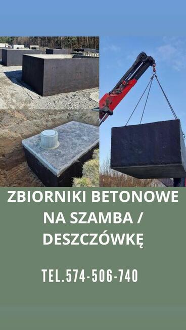 zbiorniki betonowe na szambo/deszczówkę kompleksowo!